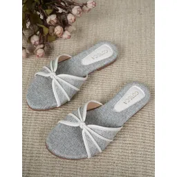 CORSICA Women Textured One Toe Flats-picture-10