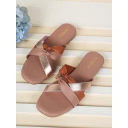 CORSICA Women Textured One Toe Flats-picture-17