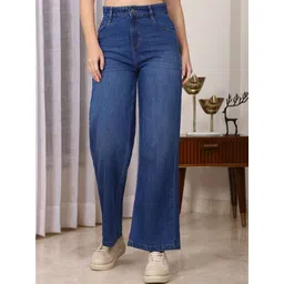 CORSICA Women Wide Leg High-Rise Light Fade Stretchable Jeans-picture-22