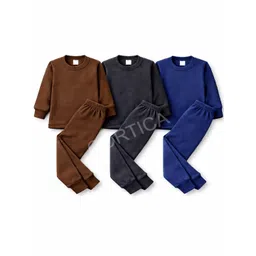 CORTICA Kids Pack Of 3 Fleece Thermal Set-picture-32