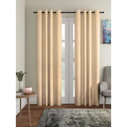 Cortina Beige Set of 2 Long Door Curtains-image-24