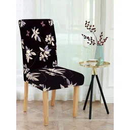 Cortina Black & Blue Printed Chair Cover-picture-38