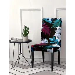 Cortina Black & Blue Printed Chair Cover-picture-11
