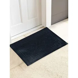 Cortina Black Durable Rectangular Doormats-picture-19