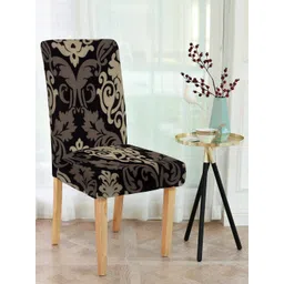 Cortina Black Printed Chair Cover-picture-37