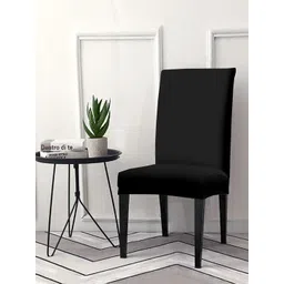 Cortina Black Solid Chair Cover-picture-18