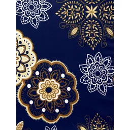 Cortina Blue Printed Chair Cover image 3