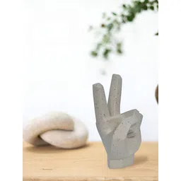 Cortina Decorative Showpiece Grey Hand Sign Sculpture Curio Showpiece-picture-21