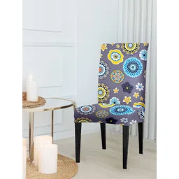 Cortina Grey & Blue Printed Chair Covers-picture-39