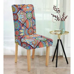 cortina Multicolor Traditional Polyester 15x19 Inch Stretchable Chair Cover-picture-40