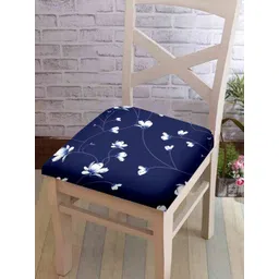 Cortina Navy Blue & White Printed Chair Cover-picture-14