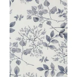 Cortina White & Grey Floral Microfiber AC Room Reversible Single Bed Dohar image 5