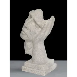 Cortina White Think Pose Sculpture Ceramic Showpiece-picture-25