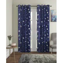 cortina eyelet curtain Glow in Dark Long Door Curtain For Kids-picture-31