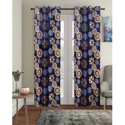 cortina eyelet curtain Pack of 2 Polyester Window Curtains-picture-12
