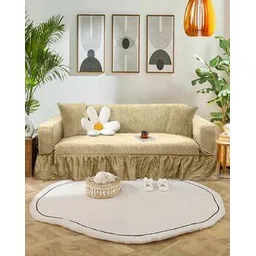 cortina eyelet curtain Stretchable 3-Seater Sofa Cover-picture-53