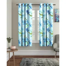 cortina eyelet curtain Pack of 2 Window Curtain 150 cm x 115 cm image 1