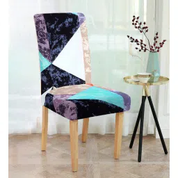 Multicolor Printed Polyester 15x19 Inches Stretchable Chair Cover by Cortina-picture-26