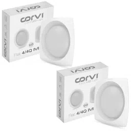 Corvi Flat 4Q 6W 3000K Warm White Square LED Panel Light, HPCA34122 (Pack of 2)-picture-21