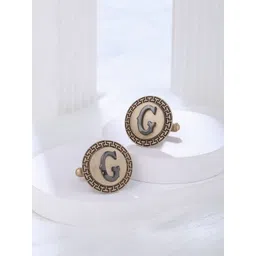 COSA NOSTRAA Textured Alphabet Cufflink-picture-40
