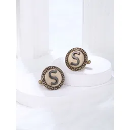 COSA NOSTRAA Textured Alphabet Cufflink-picture-17