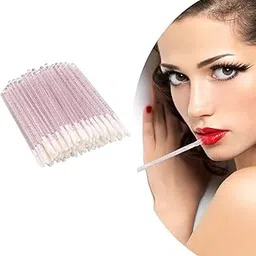 COSLUXE Lip Applicators Disposable Lip Brush, Lip Wands Applicators, Lipstick Applicators Disposable Doe Foot Applicator Lip Brush Wands (Multicoloured, 50 - Pcs)-picture-26