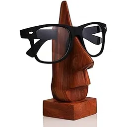 cosmic zenart Handmade Wooden Nose Shaped Spectacle Specs Eyeglass Holder Stand-picture-11