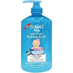 COSMO Baby Light & Fluffy Bubble Bath 1000ml, Enriched with Almond Oil & Chamomile, Sulfate, Paraben & Phthalate Free, Rich Skin Care, Long-Lasting Bubbles, Baby Bath & Body, All Skin Types-picture-38