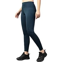 cosvos Activewear Gym Pants, Leggings, Tights for Women | Squat Proof | Buttery Soft Fabric | Ankle Length | Sports Fitness Gym Wear | Multipurpose Tights | Sports Tights | Activewear Lower-picture-19