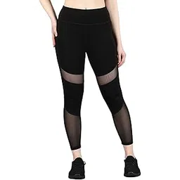 cosvos Activewear Mesh Gym Pants, Leggings, Tights for Women | Squat Proof | Buttery Soft Fabric | Ankle Length | Sports Fitness Gym Wear | Multipurpose Tights | Sports Tights | Activewear Lower-picture-15