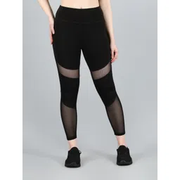 cosvos Solid Women Black Tights-picture-24