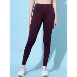 cosvos Solid Women Maroon Tights-picture-18