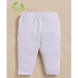 Cot & Candy Organic Cotton Knit Solid Leggings - Lavender-picture-14