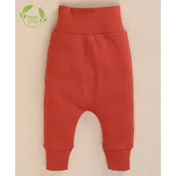 Cot & Candy Organic Cotton Solid Leggings - Berry Red-picture-12