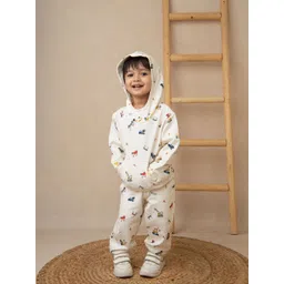 COT & CANDY Unisex Kids Printed Hooded Sweatshirt-picture-38