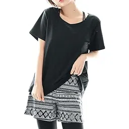 cotaron Women's Swimsuit, Body Cover, Yoga Swimsuit, Tankini, Overshirt, Shorts, Leggings, 4-Piece Set-picture-27