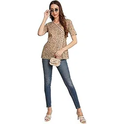 cotland fashions Jaipuri Cotton Angrakha Style Top for Women (Partial Open)-picture-13