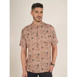 Cot'N Soft Men Ethnic Motifs Printed Mandarin Collar Pure Cotton Kurta-picture-39