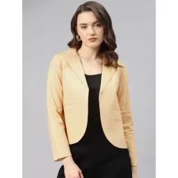 Cottinfab Beige Full Sleeves Blazer-picture-23