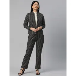 Cottinfab Black & White Cotton Stripes Co-Ord Set-picture-42