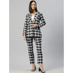 Cottinfab Black Checks Two-Piece Formal Suit-picture-48