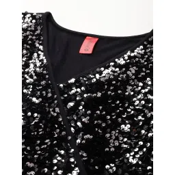 Cottinfab Black Cotton Embellished Maxi Dress image 5