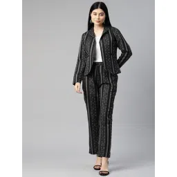 Cottinfab Black Cotton Printed Co-Ord Set-picture-25