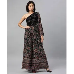 cottinfab Embellished Jumpsuit with One-Shoulder-picture-13