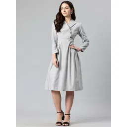 Cottinfab Grey Cotton Regular Fit Dress-picture-40