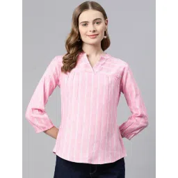 Cottinfab Pink Striped Top-picture-18