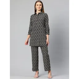 Cottinfab Printed Tunic With Trousers-picture-34