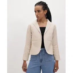 cottinfab Single-Breasted Blazer with Notched Lapel-picture-14