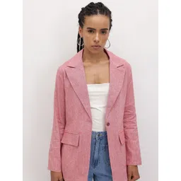 cottinfab Women Solid Single Breasted Casual Blazer-picture-22