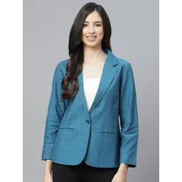 cottinfab Women Solid Single Breasted Party Blazer-picture-40